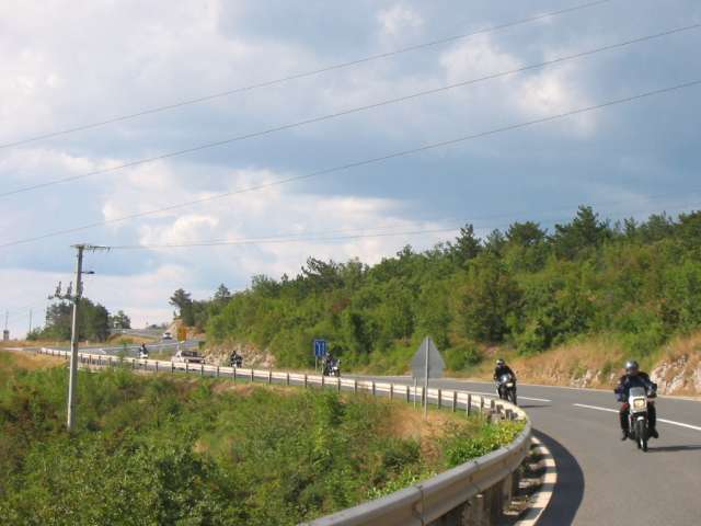 �gy n�zt�nk ki a Horv�t tengerparti utakon..