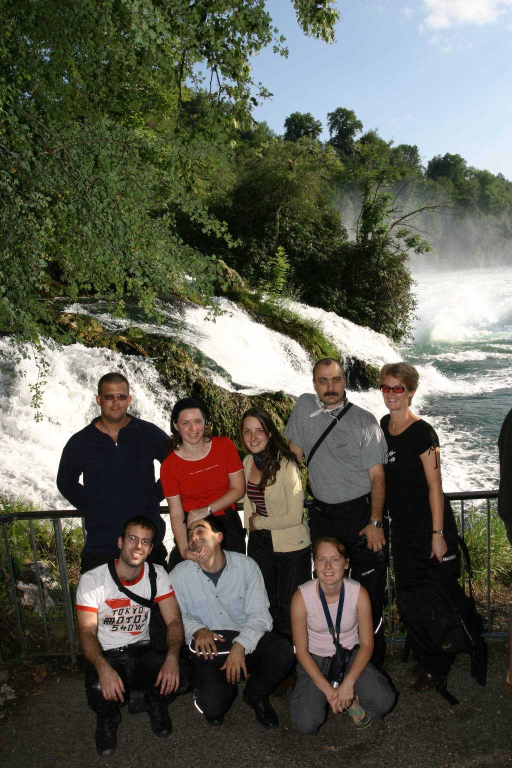 Schaffhausen, Rajna vizesesnel 2007 juli 22.-e este